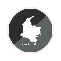 colombia ikon, är en vektor illustration, mycket enkel och minimalistisk. med detta colombianska ikon du kan använda sig av den för olika behov. huruvida för PR behov eller visuell design syften
