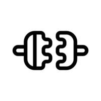 Verbindungen Symbol Vektor Symbol Design Illustration