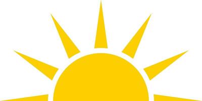 solsken ikon . solsken logotyp. vektor illustration