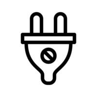 Stecker im Symbol Vektor Symbol Design Illustration