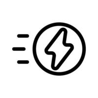 Blitz Symbol Vektor Symbol Design Illustration