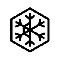 Schneeflocke Symbol Vektor Symbol Design Illustration