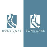minimalistisch Knochen Gesundheit Logo Illustration Vorlage Design vektor