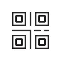 qr Code Symbol Abbildungen Vektor Grafik