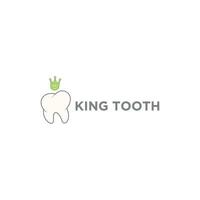 König Zahn Dental Logo vektor