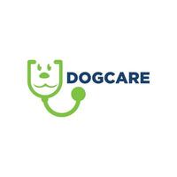 Hund Pflege Logo Design Illustration vektor