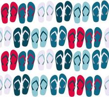 Strand nahtlose Hintergrund mit Flip-Flops-Vektor-Illustration vektor