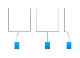 amerikan fotboll Port ikon. vektor stock illustration.