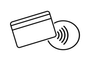 kontaktlös betalning metoder mobil smart telefon och trådlös pos terminal realistisk stil. vektor stock illustration.