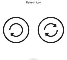 refresh ikon, vektor illustration