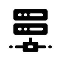 Server solide Symbol. Vektor Symbol zum Ihre Webseite, Handy, Mobiltelefon, Präsentation, und Logo Design.