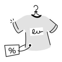 trendig skjorta försäljning vektor