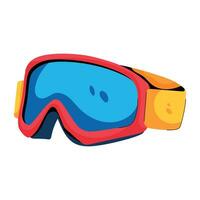 modisch Ski Brille vektor