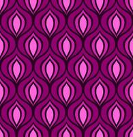 mörk lila vektor sömlös bakgrund med ljus lila och rosa abstrakt siffror i konst deco stil