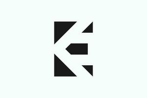 Initiale Brief e Logo Design zum Ihre Geschäft vektor