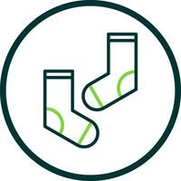 Socken-Vektor-Icon-Design vektor