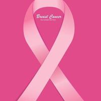 Brustkrebs-Bewusstseins-Rosaband-Vektorillustration vektor