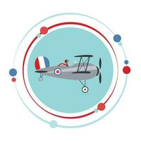 Flugzeug Pilot Vektor Illustration Grafik Symbol