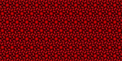 abstrakta geometriska sömlösa mönster cirkel överlappande röd bakgrund vektor