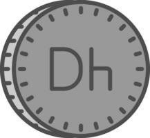 marokkanisch dirham Vektor Symbol Design