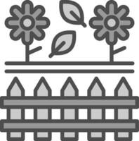 trädgård vektor ikon design