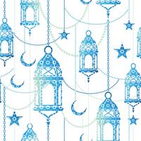 Ramadan-Hintergrund Vektor nahtlose Muster