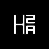 hza brev logotyp vektor design, hza enkel och modern logotyp. hza lyxig alfabet design