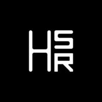 hsr Brief Logo Vektor Design, hsr einfach und modern Logo. hsr luxuriös Alphabet Design