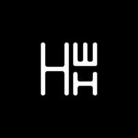 hwh brev logotyp vektor design, hwh enkel och modern logotyp. hwh lyxig alfabet design