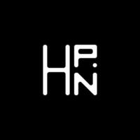 hpn Brief Logo Vektor Design, hpn einfach und modern Logo. hpn luxuriös Alphabet Design