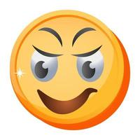 Smiley und lachen emoji vektor
