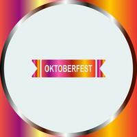 oktoberfest baner vektor ikon