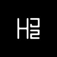 hjz brev logotyp vektor design, hjz enkel och modern logotyp. hjz lyxig alfabet design