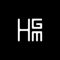 hgm brev logotyp vektor design, hgm enkel och modern logotyp. hgm lyxig alfabet design