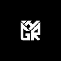 hgr Brief Logo Vektor Design, hgr einfach und modern Logo. hgr luxuriös Alphabet Design