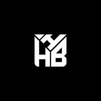 hhb Brief Logo Vektor Design, hhb einfach und modern Logo. hhb luxuriös Alphabet Design