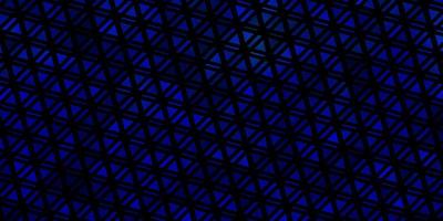 mörkblå vektorbakgrund med trianglar. vektor