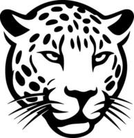 leopard - minimalistisk och platt logotyp - vektor illustration