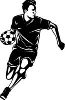 Fußball - - hoch Qualität Vektor Logo - - Vektor Illustration Ideal zum T-Shirt Grafik