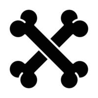 Knochen Vektor Glyphe Symbol zum persönlich und kommerziell verwenden.