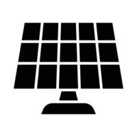 Solar- Panel Vektor Glyphe Symbol zum persönlich und kommerziell verwenden.