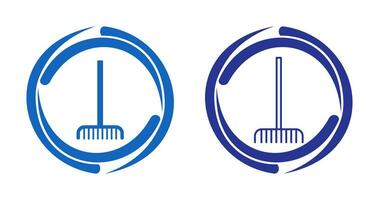 Gabelpflücken hinterlässt Vektorsymbol vektor