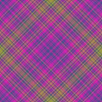 Textil- Tartan nahtlos von Plaid Vektor prüfen mit ein Hintergrund Stoff Textur Muster.