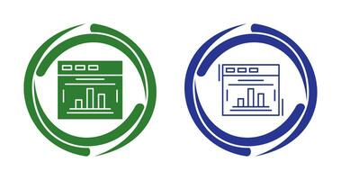 Statistik-Vektorsymbol vektor