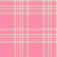 Stoff Plaid prüfen von Muster nahtlos Tartan mit ein Textil- Hintergrund Vektor Textur.