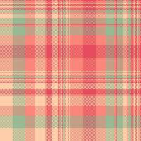 Plaid Stoff Hintergrund von Muster Vektor Textil- mit ein Tartan Textur prüfen nahtlos.