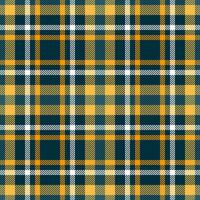 tyg mönster pläd av sömlös tartan kolla upp med en bakgrund vektor textil- textur.