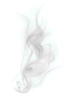 Rauch auf Weiß Hintergrund vektor