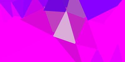 hellvioletter Vektor abstrakter Dreieckhintergrund.