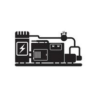 Diesel Generator Logo Symbol Symbol, Abbildung Design Vorlage vektor